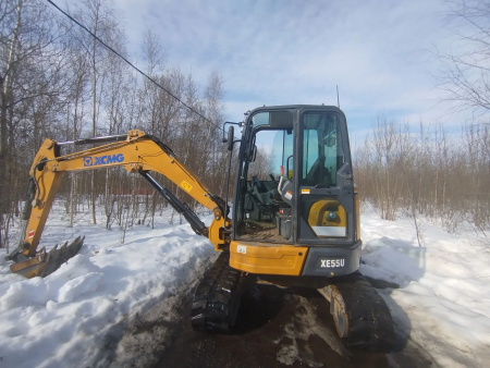 XCMG XE Мини-экскаватор XE55U — Б/У, 2023 г.